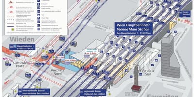वियेना hbf नक्शा