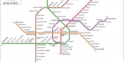 ट्राम डी वियना के नक्शे